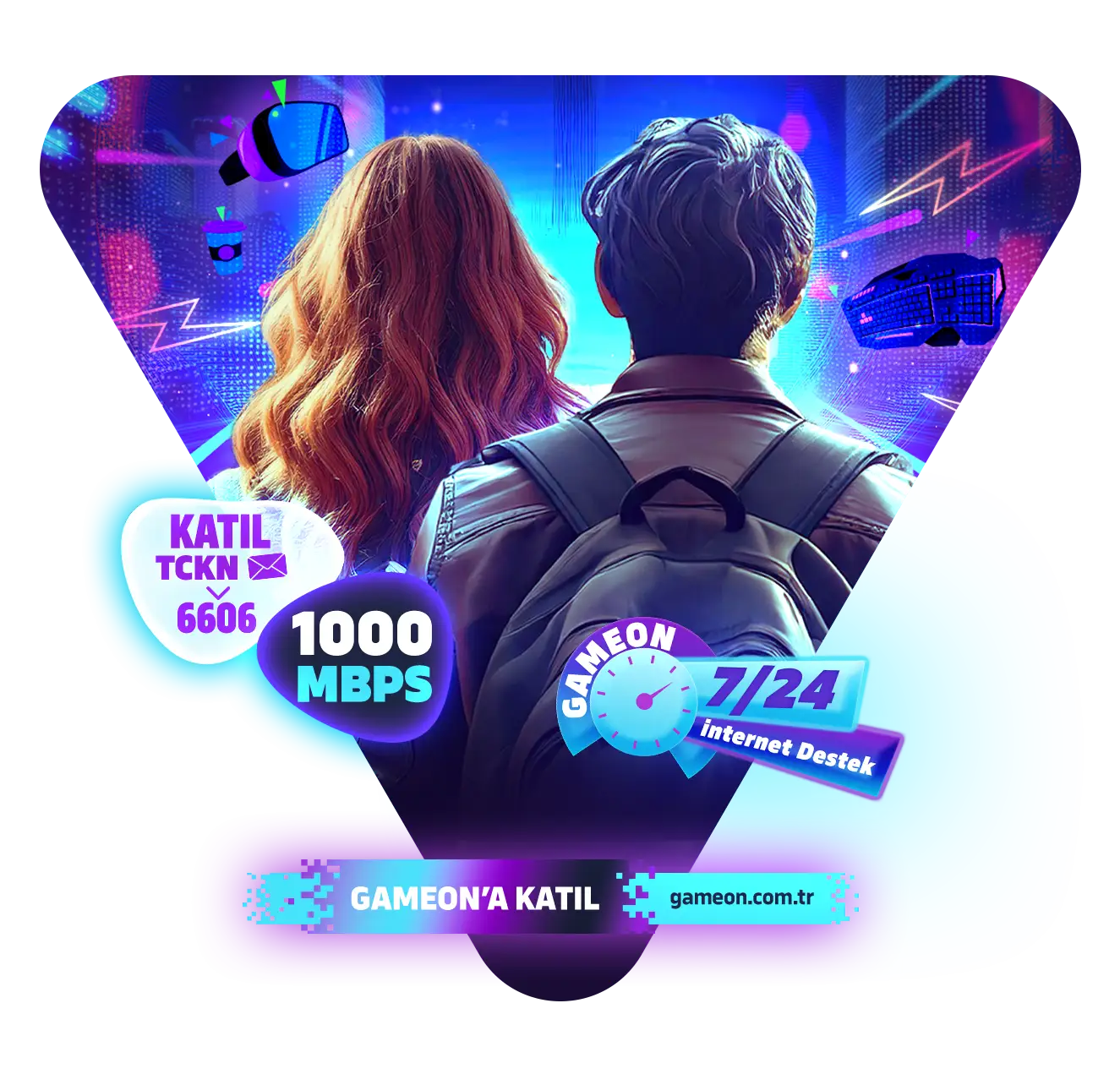 <p>GAMEON İLE İNTERNET VE OYUNDA GÜÇ SENİNLE!</p>