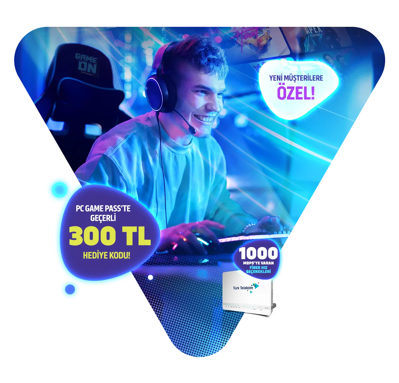 <p>OYUN DÜNYASINDA HIZIN ADI GAMEON!</p>