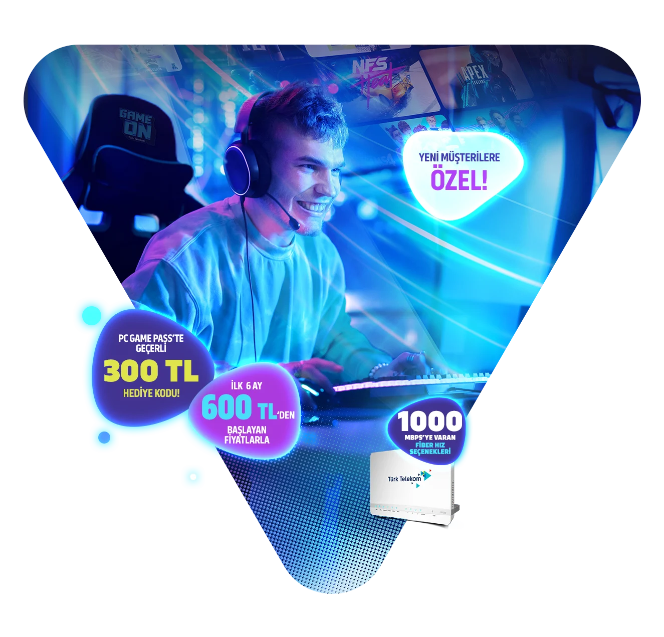 <p>OYUN DÜNYASINDA HIZIN ADI GAMEON!</p>